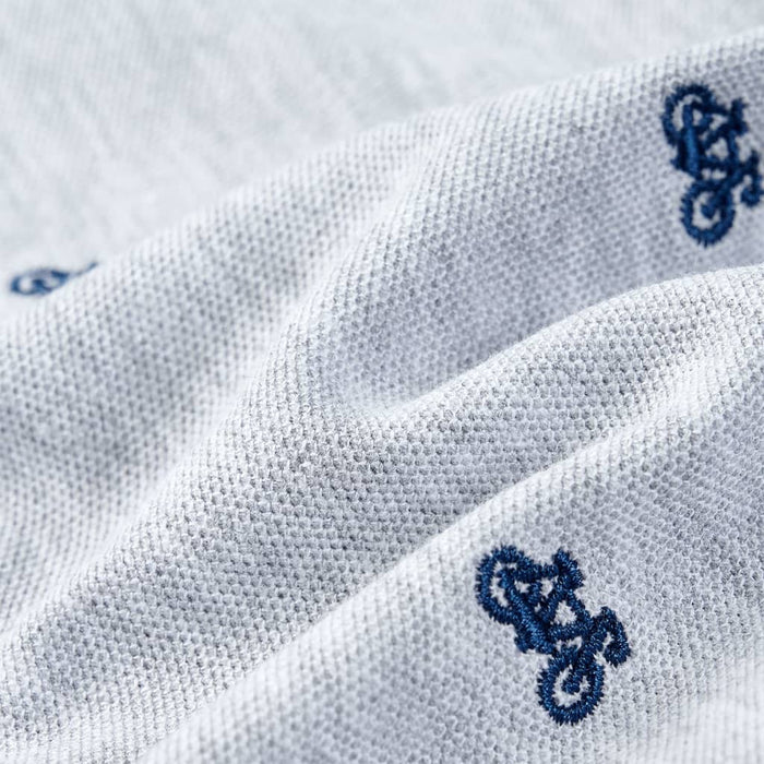 Tricou polo pentru copii,- gri melanj, 104 - WALTI WALTI