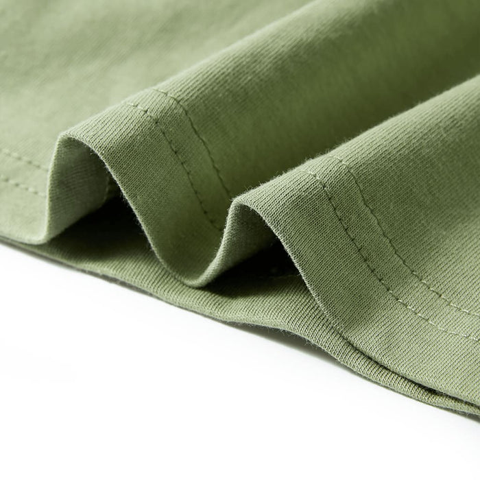 Tricou pentru copii cu mâneci scurte, kaki deschis, 92 WALTI