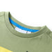 Tricou pentru copii cu mâneci scurte, kaki deschis, 128 - WALTI WALTI