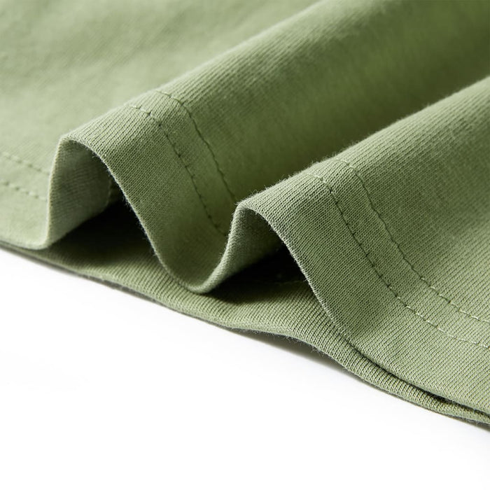 Tricou pentru copii cu mâneci scurte, kaki deschis, 140 WALTI