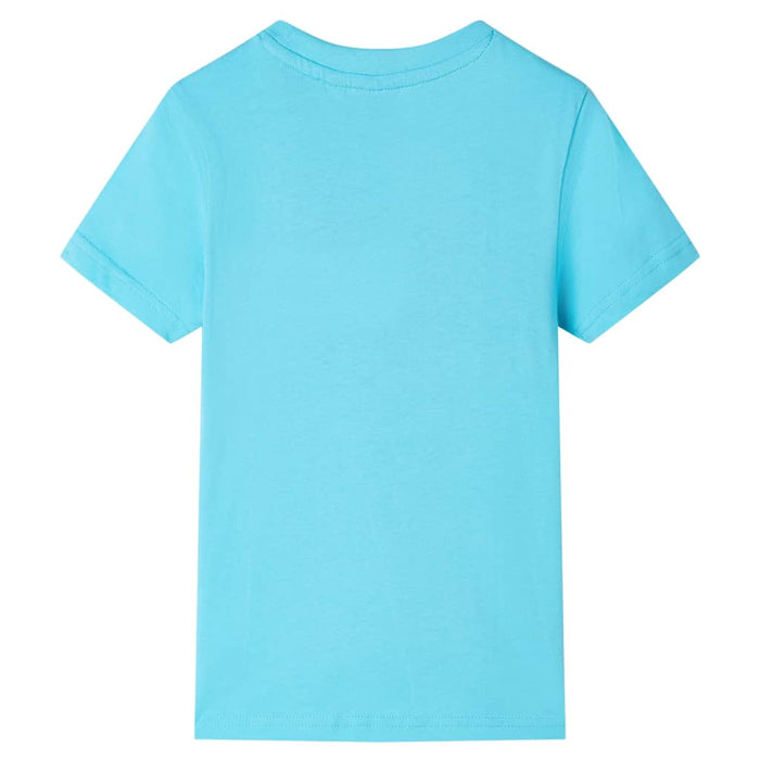 Tricou pentru copii cu mâneci scurte, turcoaz, 104 WALTI
