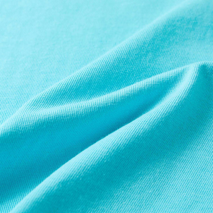 Tricou pentru copii cu mâneci scurte, turcoaz, 104 WALTI