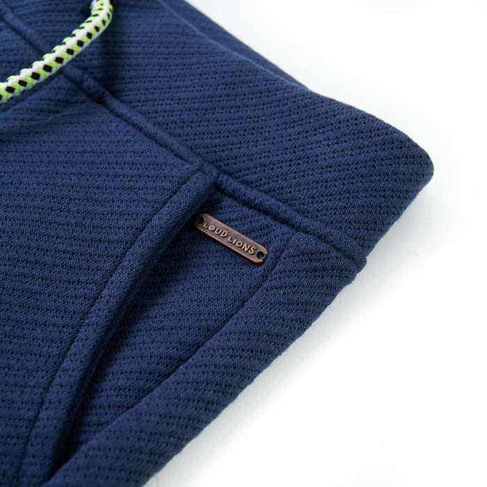 Pantaloni scurți pentru copii cu șnur, albastru închis, 92 - WALTI WALTI