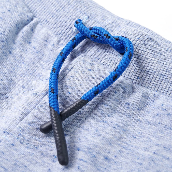 Pantaloni scurți pentru copii cu șnur, albastru melanj, 104 - WALTI WALTI