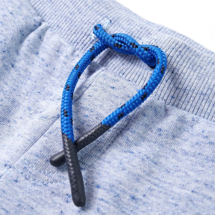Pantaloni scurți pentru copii cu șnur, albastru melanj, 128 - WALTI WALTI