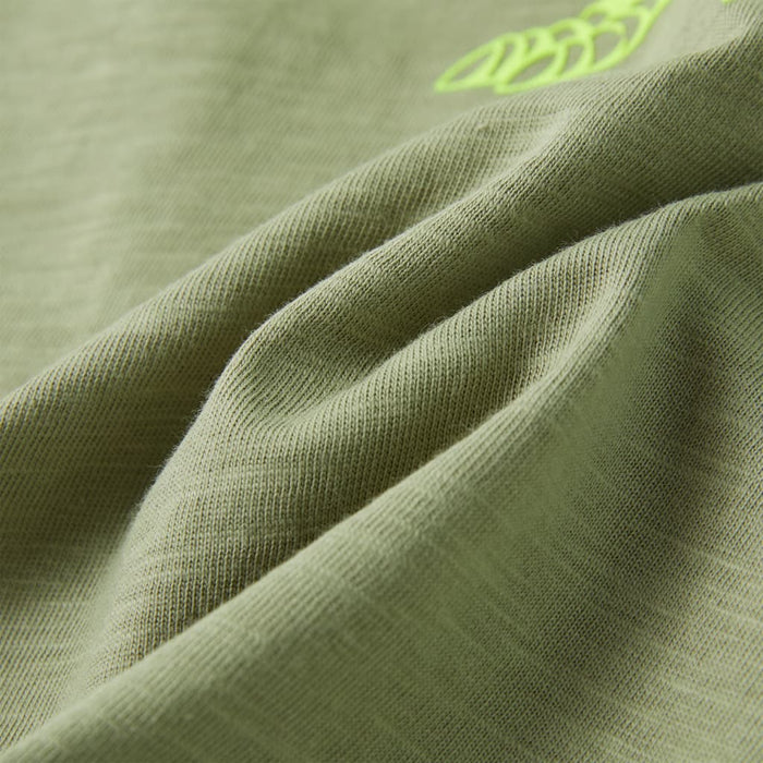 Tricou pentru copii cu mâneci scurte kaki deschis 104 - WALTI WALTI