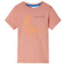 Tricou copii cu mâneci scurte portocaliu deschis 128 - WALTI WALTI