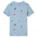 Tricou pentru copii, albastru melanj, 104 - WALTI WALTI