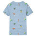 Tricou pentru copii, albastru melanj, 128 - WALTI WALTI
