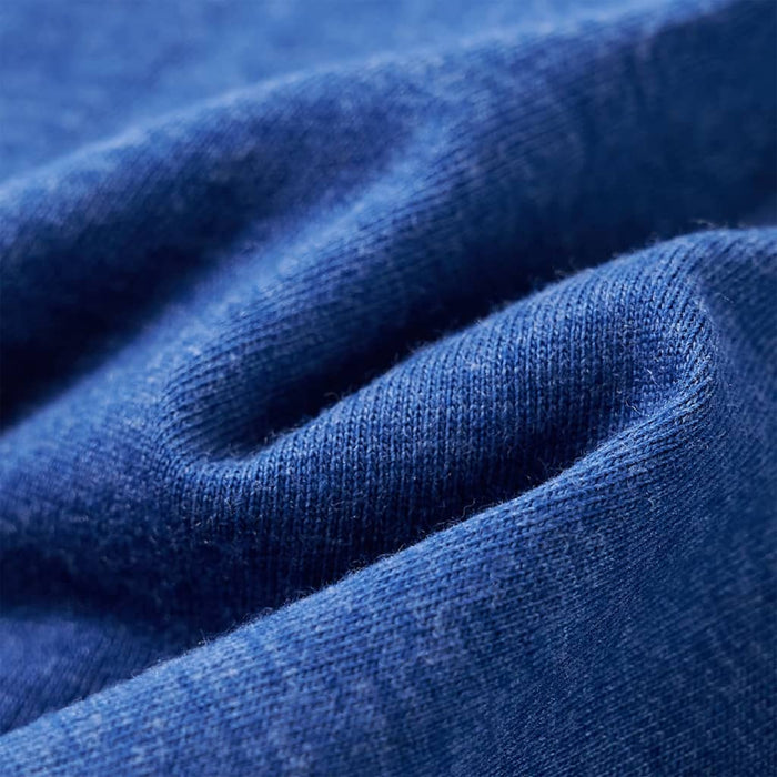 Tricou pentru copii, albastru închis melange, 116 - WALTI WALTI