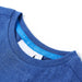 Tricou pentru copii, albastru închis melange, 140 - WALTI WALTI