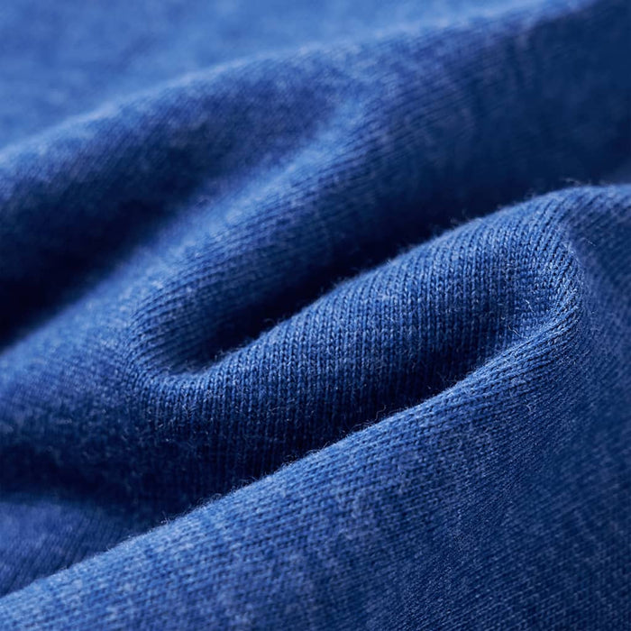 Tricou pentru copii, albastru închis melange, 140 - WALTI WALTI