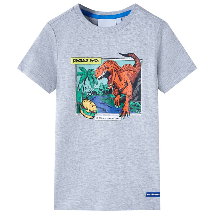 Tricou pentru copii, gri, 128 - WALTI WALTI