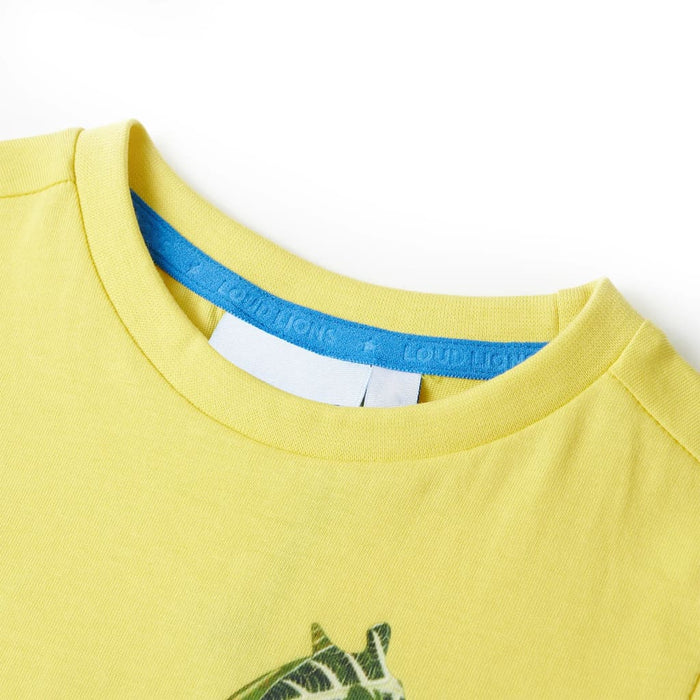 Tricou pentru copii, galben, 116 - WALTI WALTI