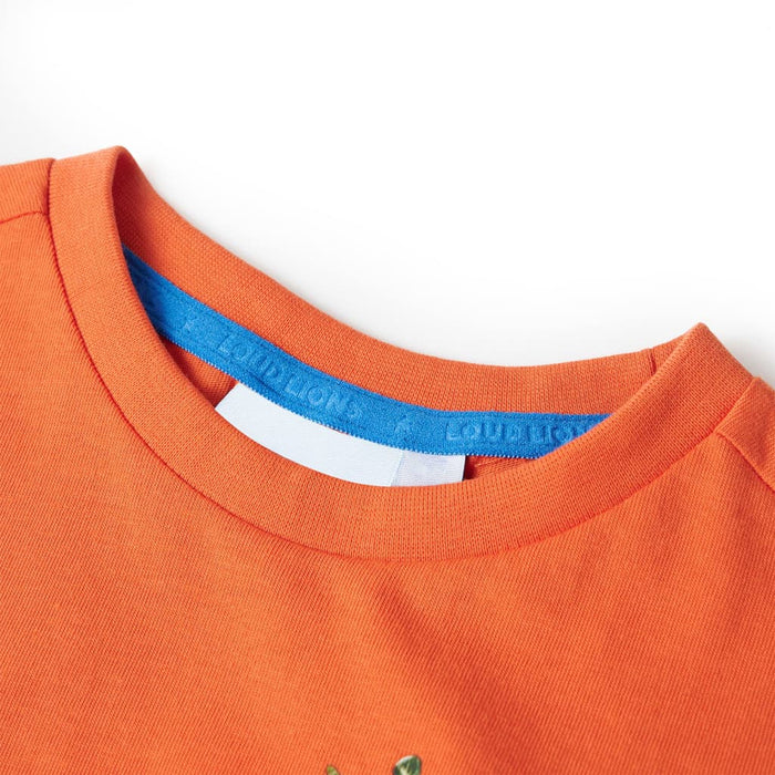 Tricou pentru copii, portocaliu deschis, 116 WALTI