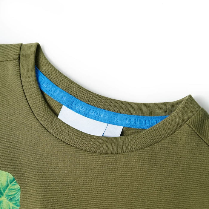 Tricou pentru copii, kaki, 104 - WALTI WALTI