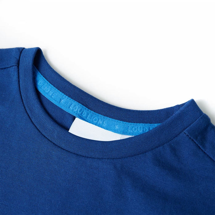 Tricou pentru copii, albastru închis, 140 WALTI