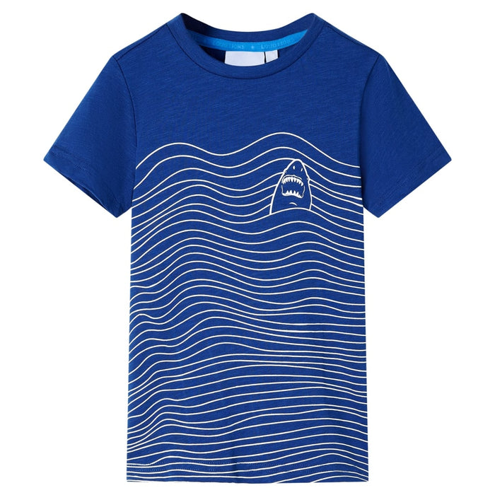 Tricou pentru copii, albastru închis, 128 WALTI