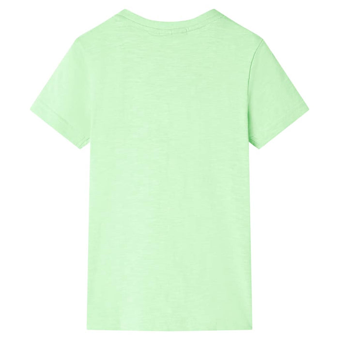 Tricou pentru copii, verde neon, 116 - WALTI WALTI