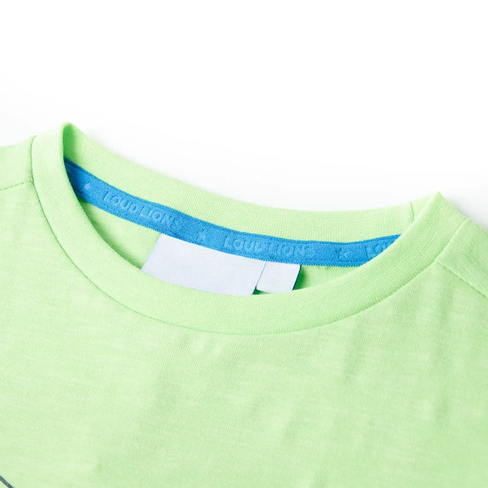 Tricou pentru copii, verde neon, 140 WALTI
