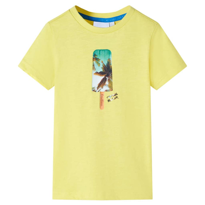 Tricou pentru copii, galben, 140 WALTI