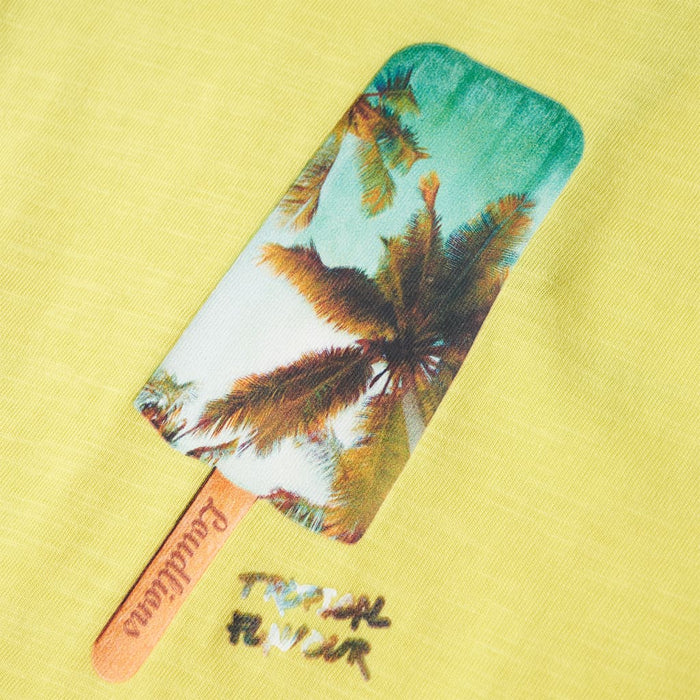 Tricou pentru copii, galben, 140 WALTI