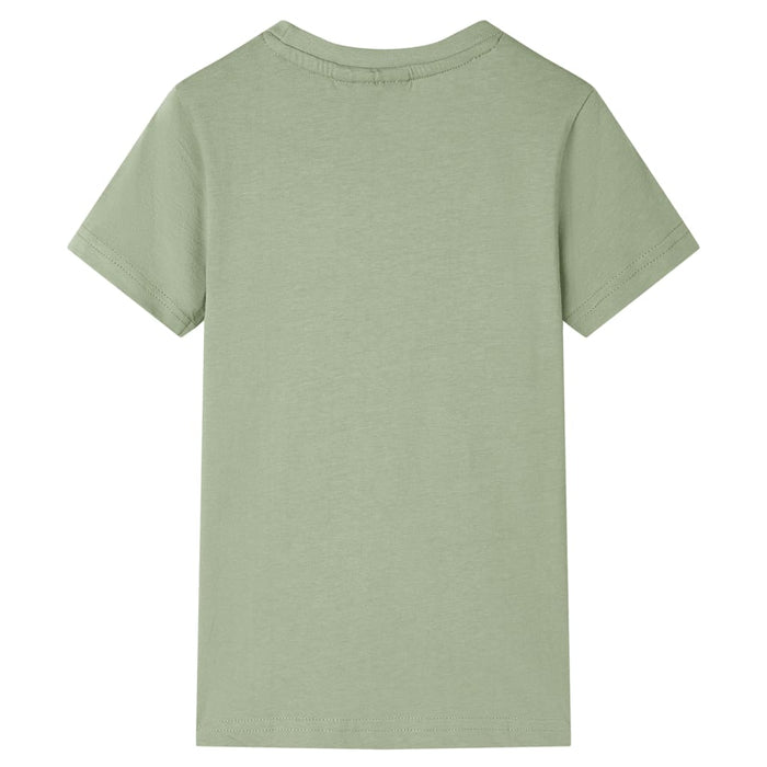 Tricou pentru copii, kaki deschis, 116 - WALTI WALTI