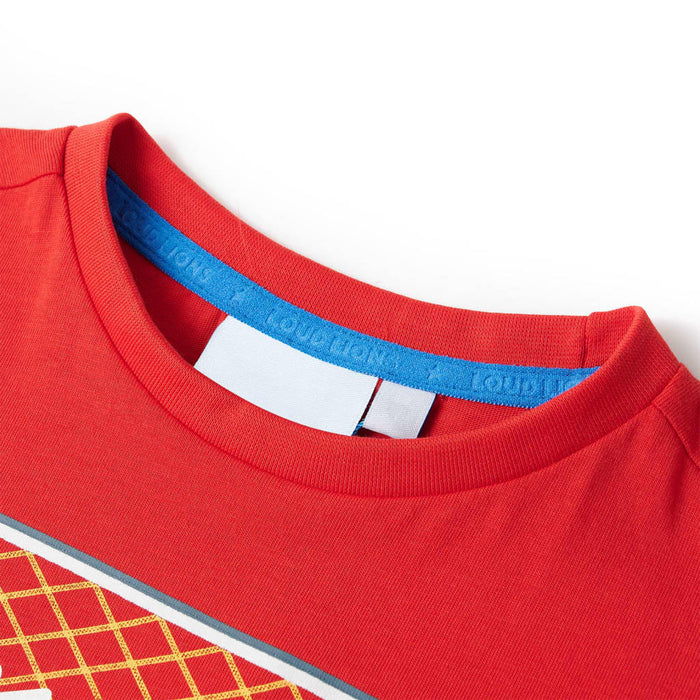 Tricou pentru copii, roșu, 128 - WALTI WALTI