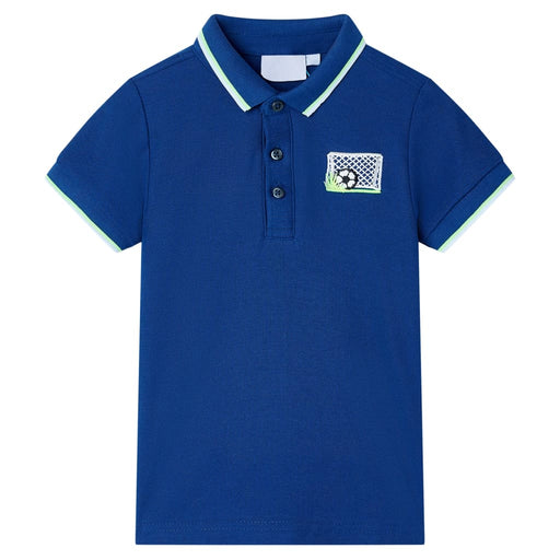 Tricou polo pentru copii, albastru închis, 92 - WALTI WALTI