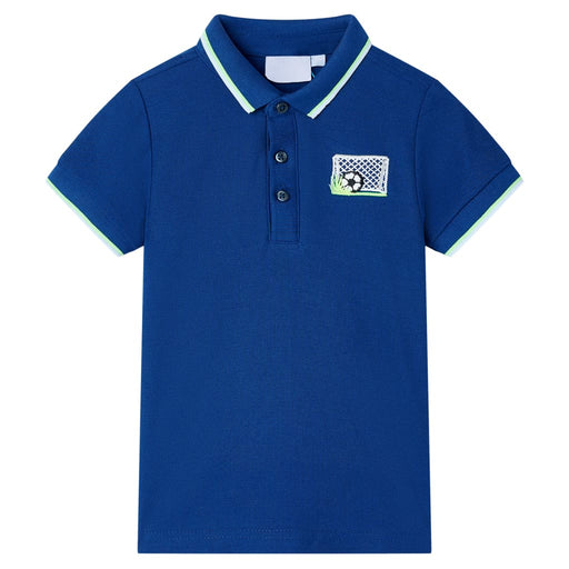 Tricou polo pentru copii, albastru închis, 104 - WALTI WALTI