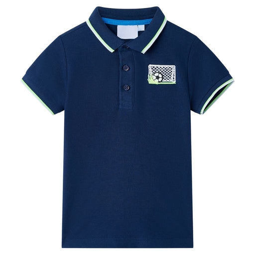 Tricou polo pentru copii, bleumarin, 104 - WALTI WALTI