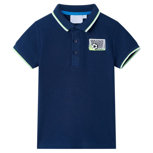 Tricou polo pentru copii, bleumarin, 116 - WALTI WALTI