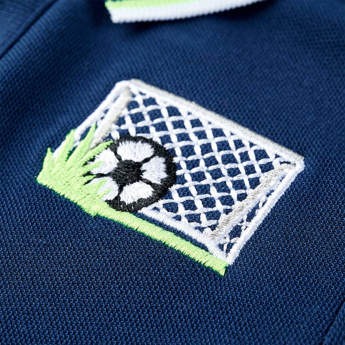 Tricou polo pentru copii, bleumarin, 116 - WALTI WALTI