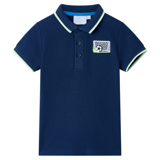 Tricou polo pentru copii, bleumarin, 128 - WALTI WALTI