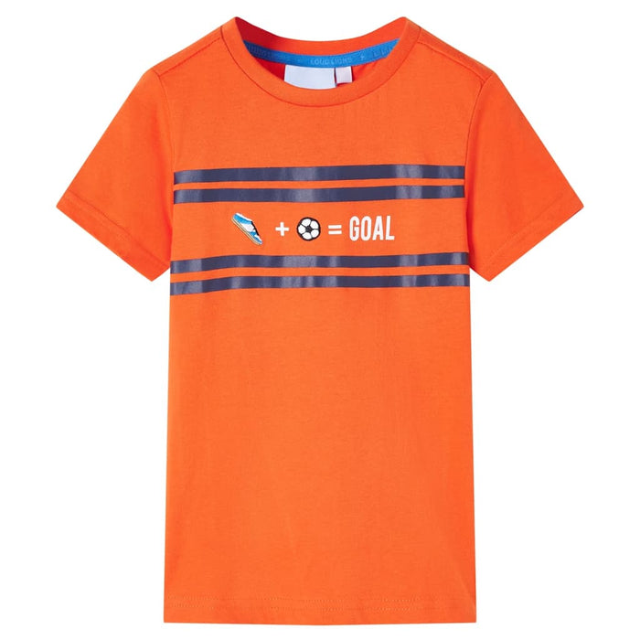 Tricou pentru copii, portocaliu închis, 140 - WALTI WALTI