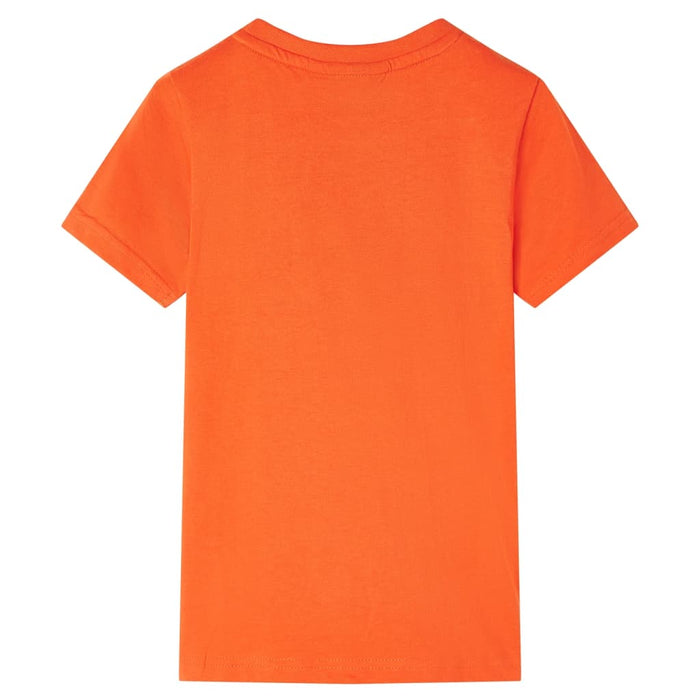 Tricou pentru copii, portocaliu închis, 140 - WALTI WALTI