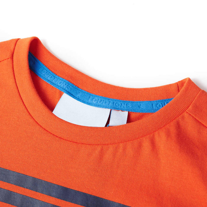 Tricou pentru copii, portocaliu închis, 140 - WALTI WALTI