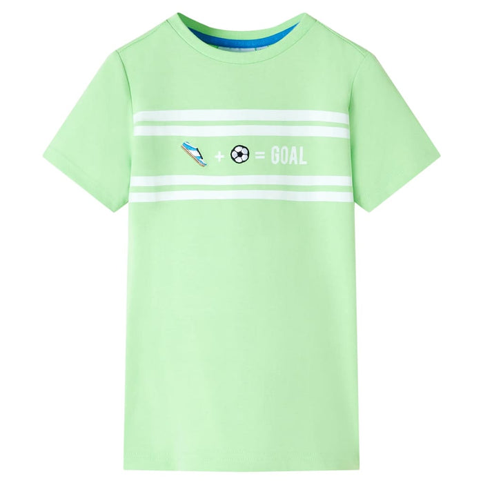 Tricou pentru copii, verde neon, 128 - WALTI WALTI