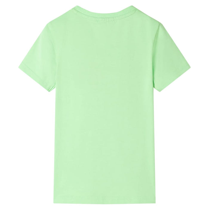 Tricou pentru copii, verde neon, 128 - WALTI WALTI