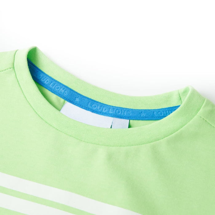 Tricou pentru copii, verde neon, 128 - WALTI WALTI