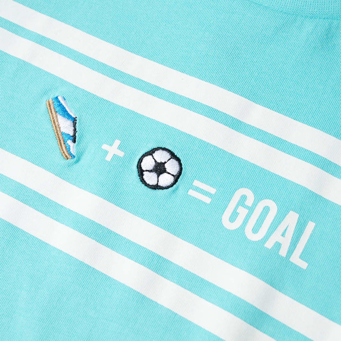 Tricou pentru copii, albastru verzui, 128 WALTI
