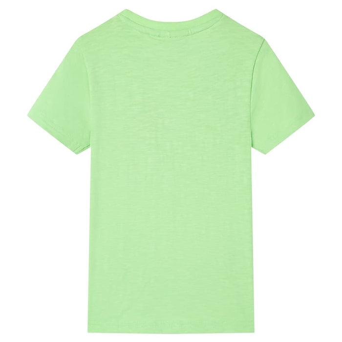 Tricou pentru copii, verde neon, 128 - WALTI WALTI