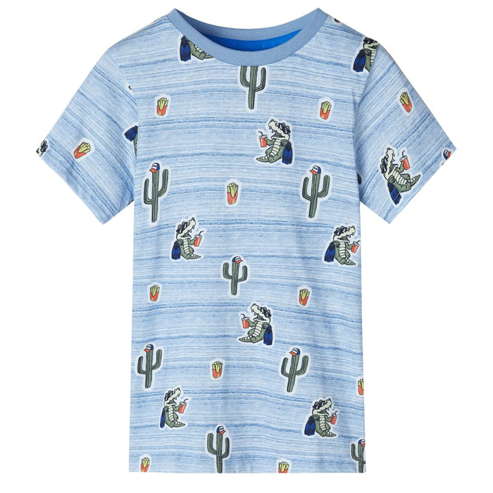 Tricou pentru copii, mix de albastru, 128 - WALTI WALTI