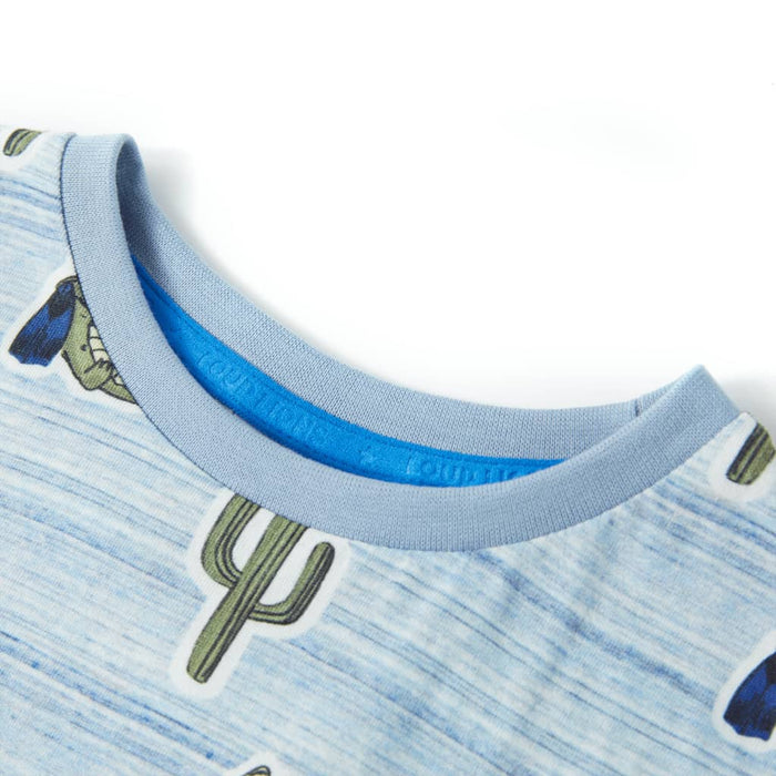 Tricou pentru copii, mix de albastru, 128 - WALTI WALTI