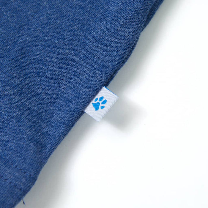 Tricou pentru copii, albastru închis melanj, 104 WALTI