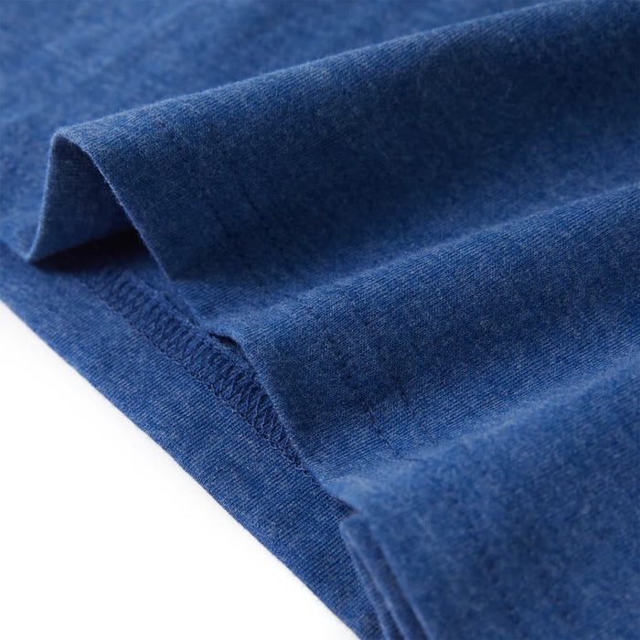 Tricou pentru copii, albastru închis melanj, 104 WALTI