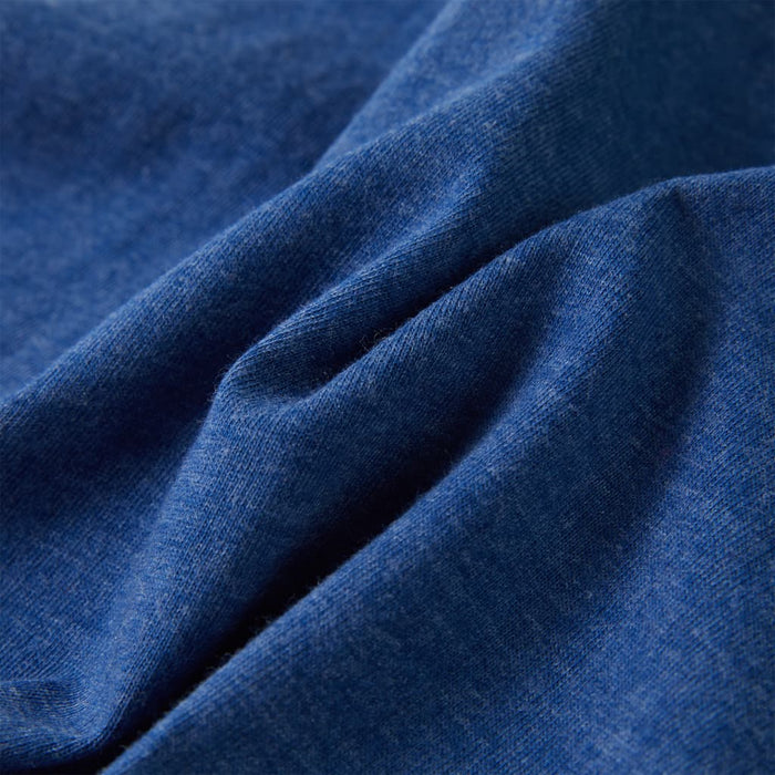 Tricou pentru copii, albastru închis melanj, 104 WALTI