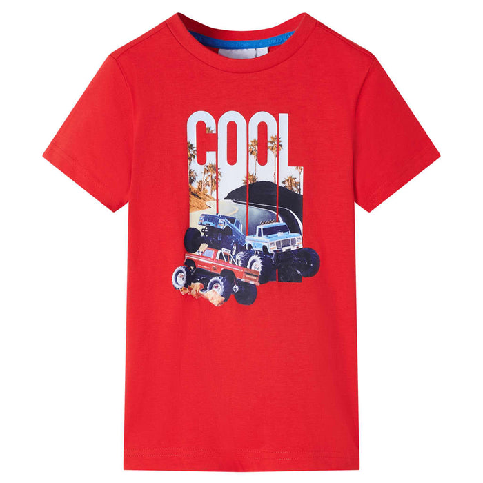 Tricou pentru copii, roșu, 140 WALTI