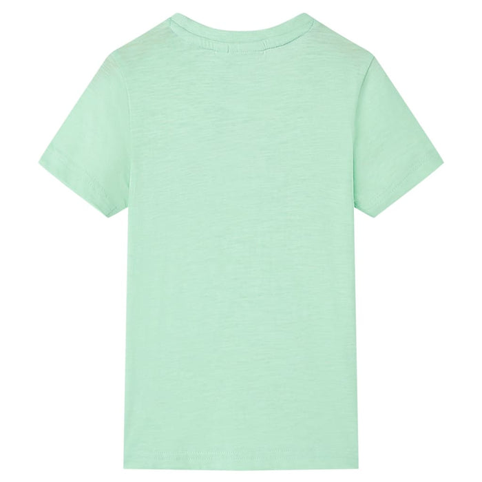 Tricou pentru copii, verde deschis, 128 - WALTI WALTI