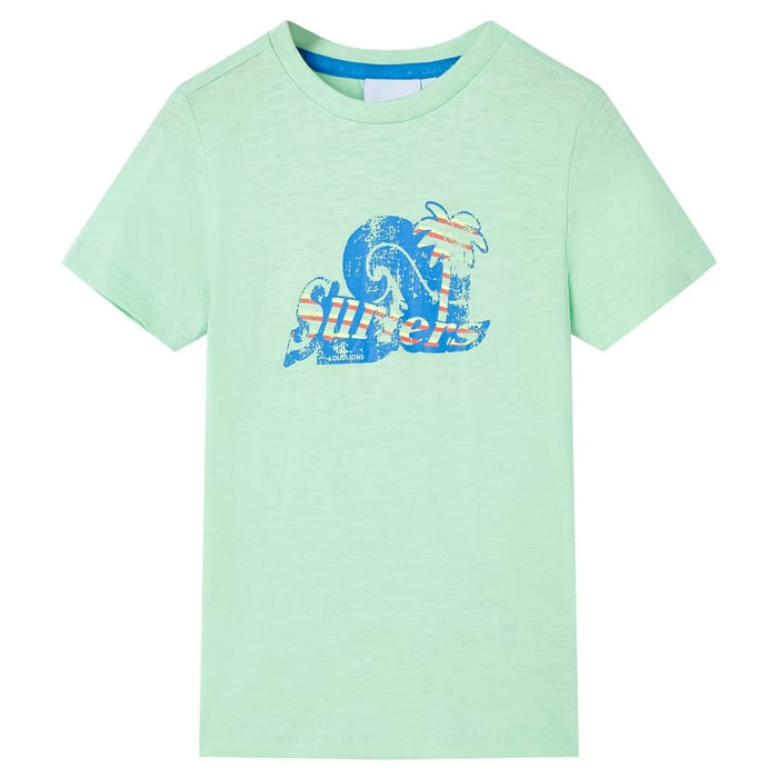 Tricou pentru copii, verde deschis, 140 - WALTI WALTI